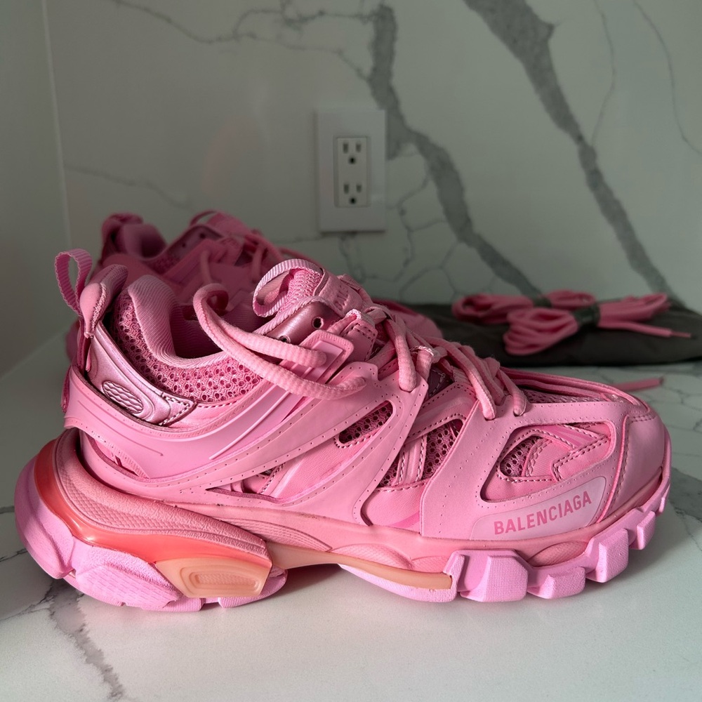 Balenciaga Pink Track Sneakers